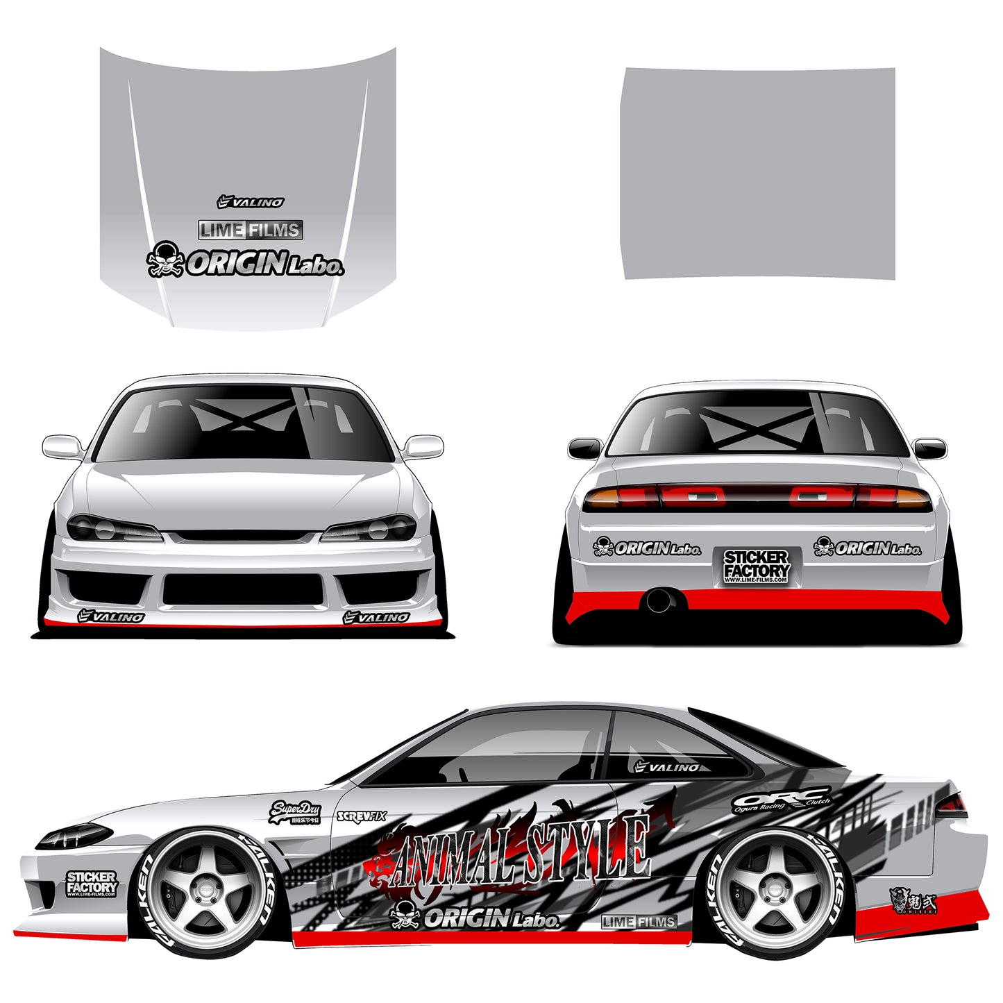 1:10 RC Drift Liveries (ALL)