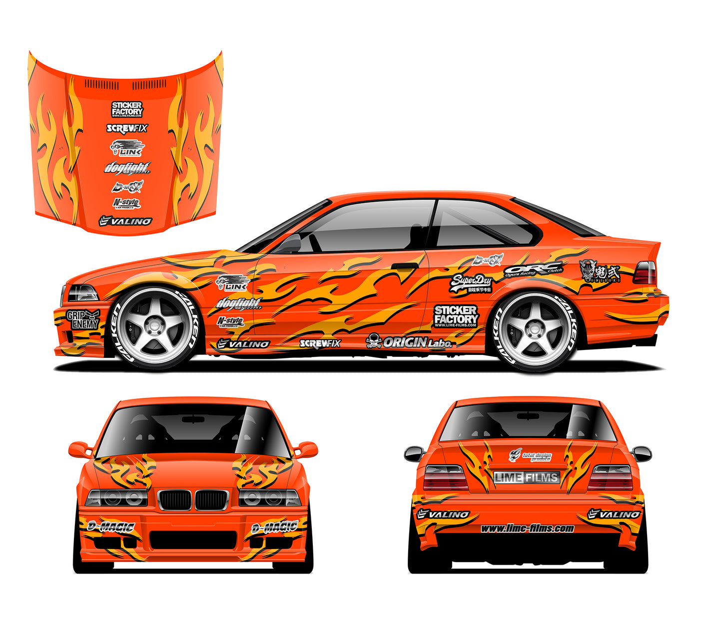 1:10 RC Drift Liveries (ALL)