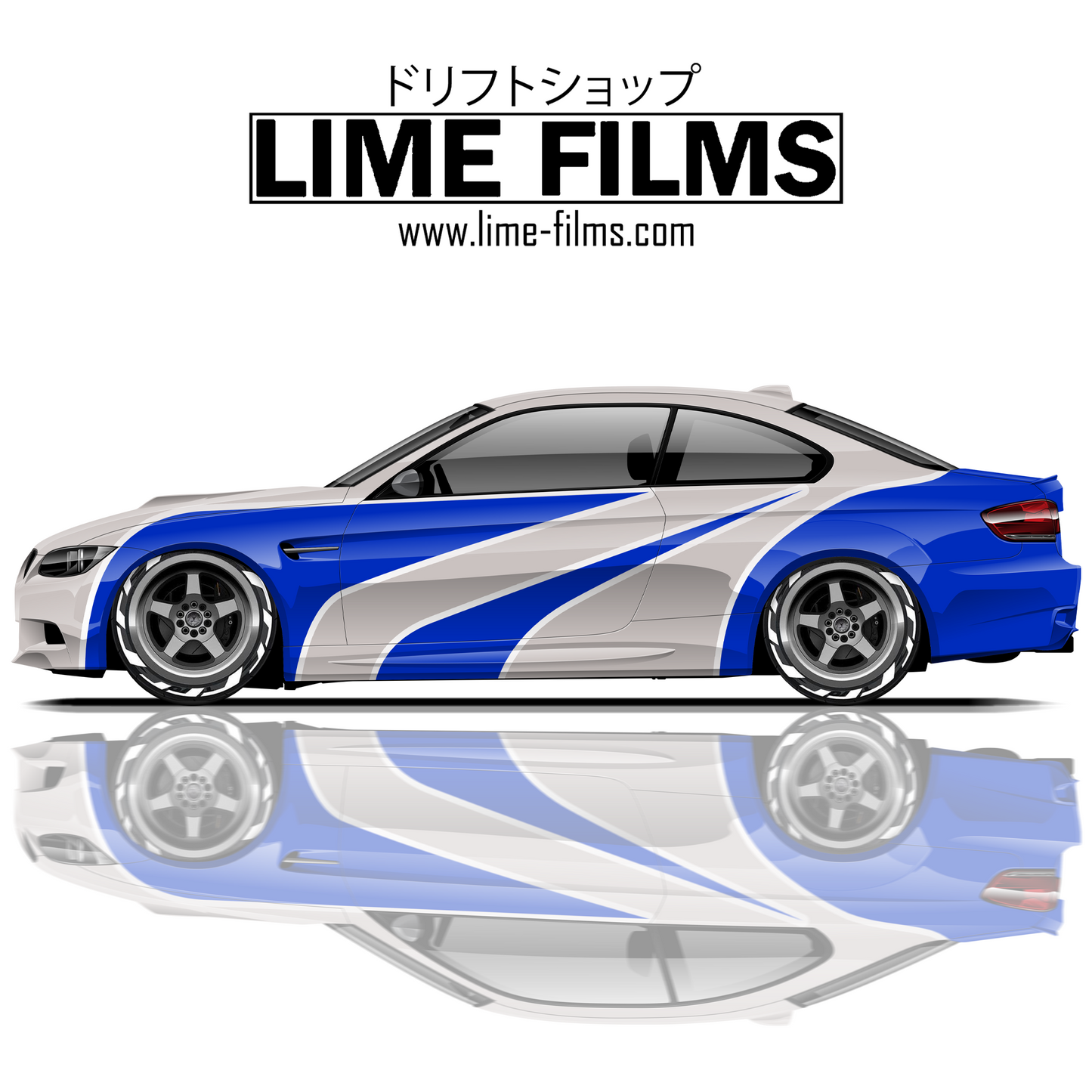 NFSMW Razor BMW GTR E46 2005 Iconic Livery Set - LimeFilms Designs