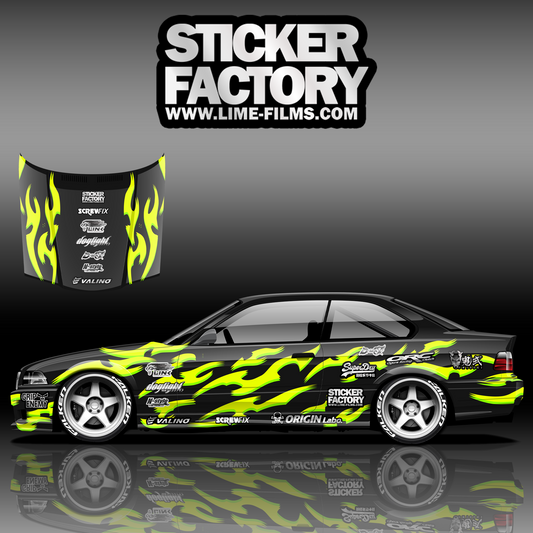 Arlos BMW E36 Coupe - Sticker Set