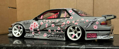 Premium Pre-Cut RC Drift Stickers/Decals Full Set for 1:10 Body Shell - LimeFilms