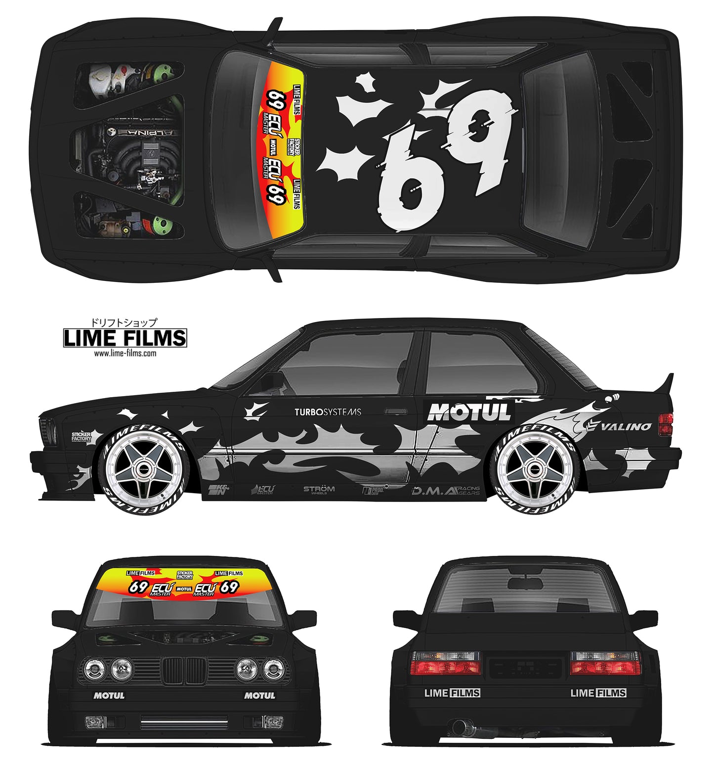 1:10 RC Drift Liveries (ALL)