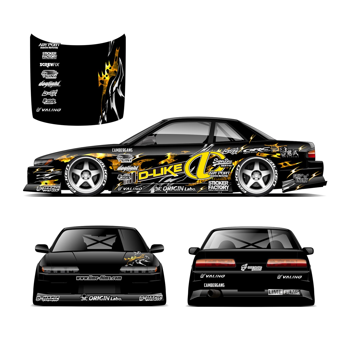 1:10 RC Drift Liveries (ALL)